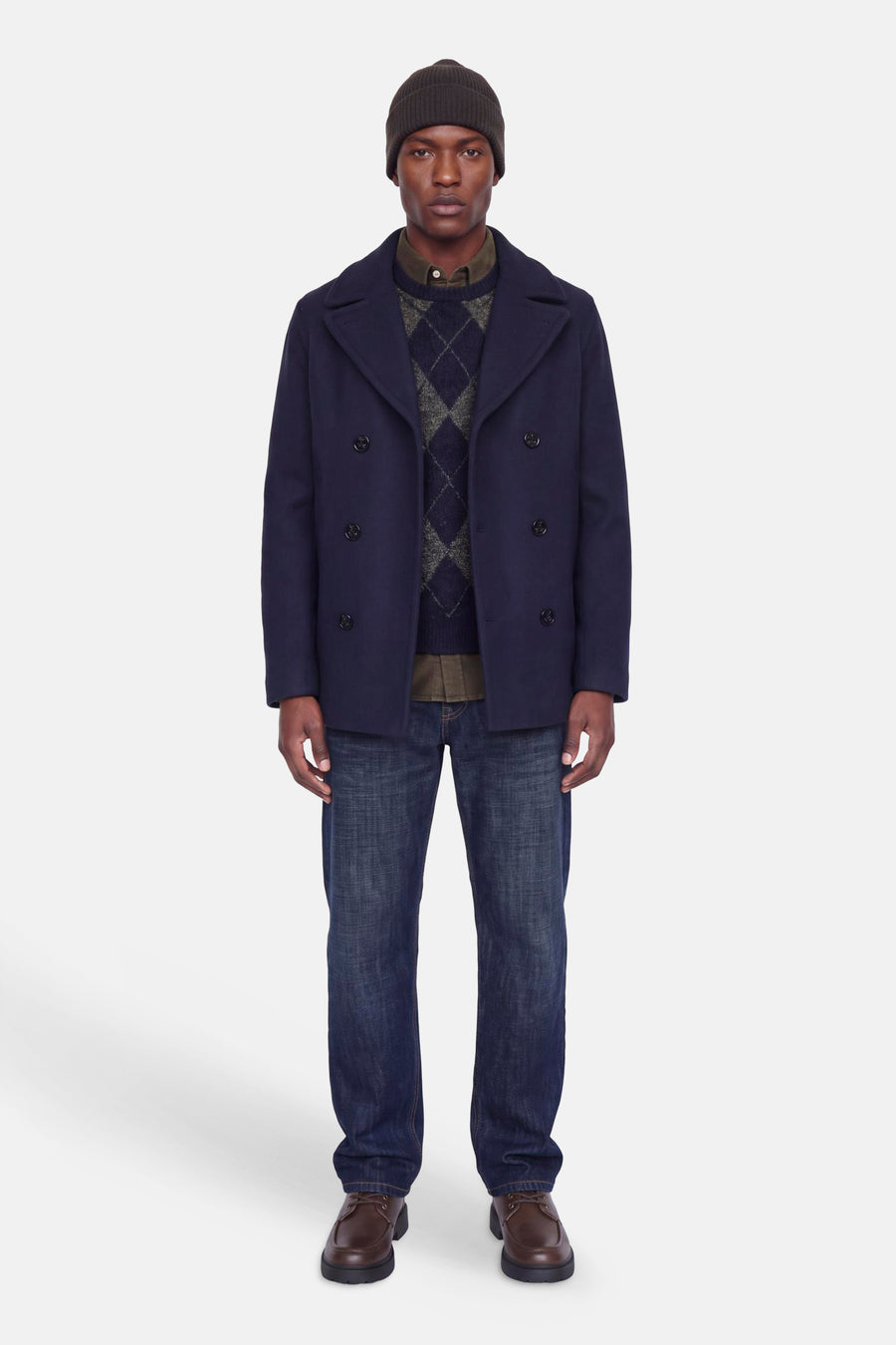 Pull col O multicolore - PREMIUM by JACK & JONES
