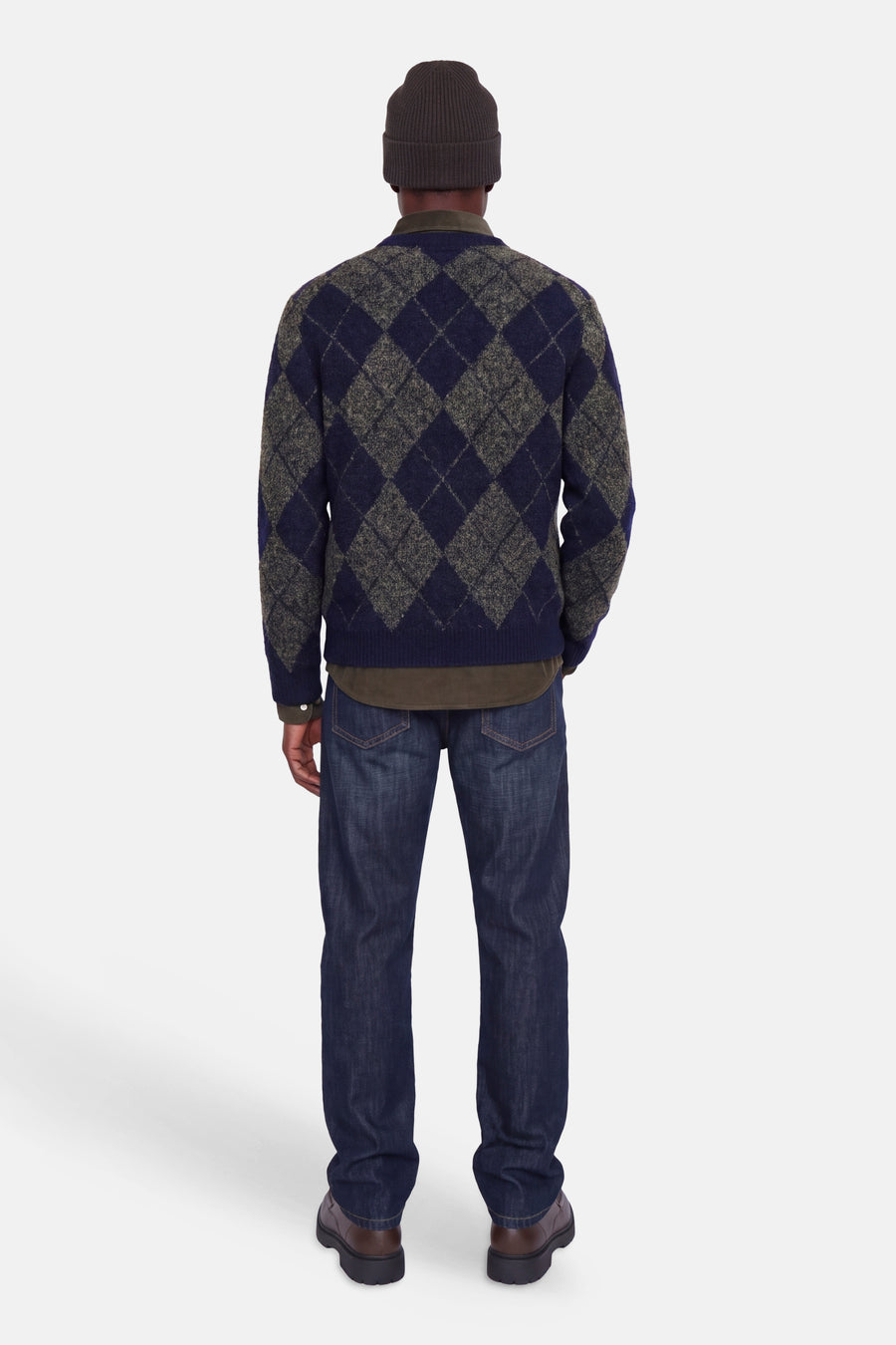 Pull col O multicolore - PREMIUM by JACK & JONES