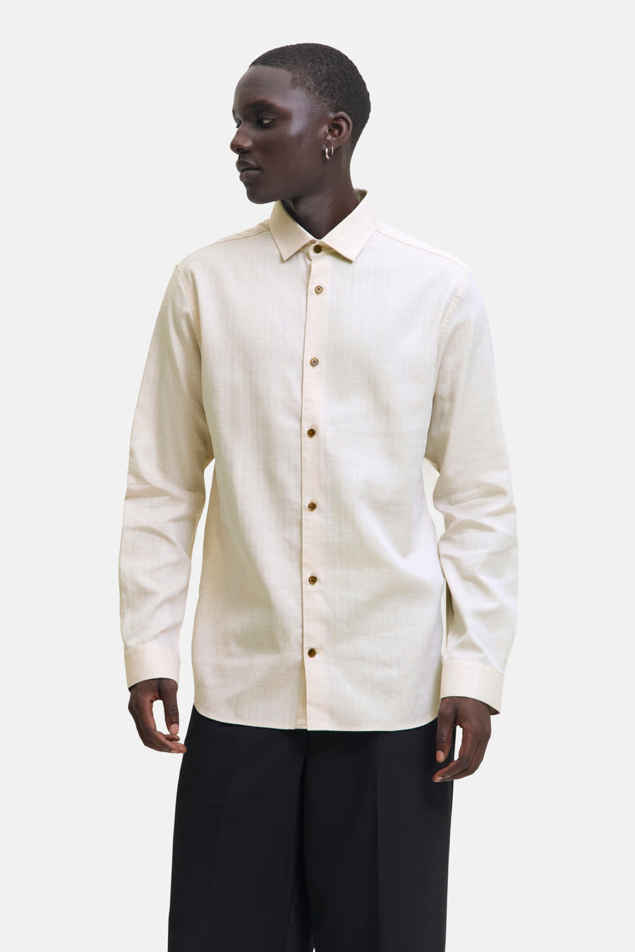 Chemise à manches longues - beige - PREMIUM by JACK & JONES - 1