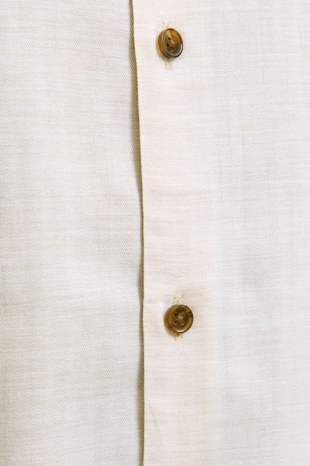 Chemise à manches longues - beige