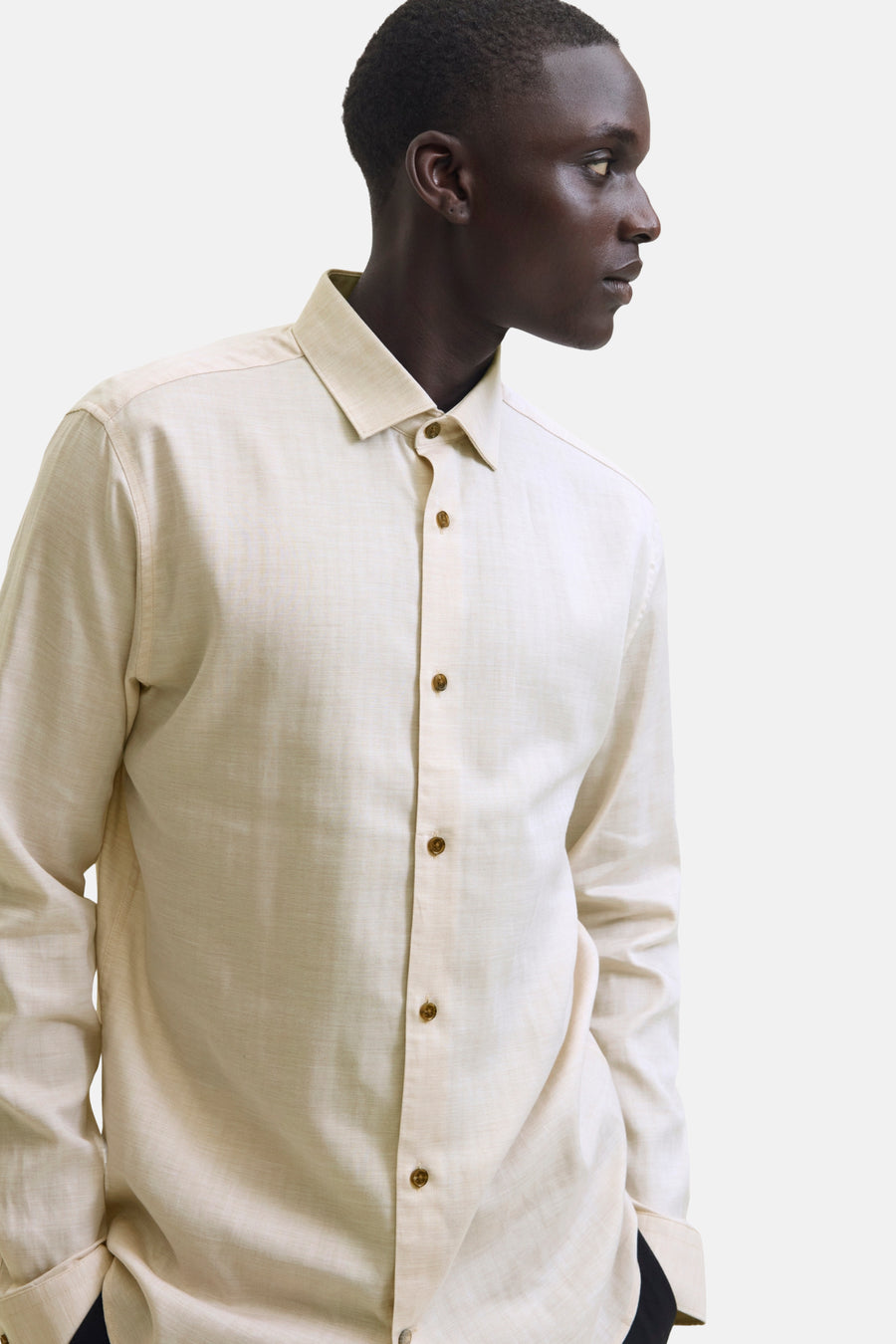 Chemise à manches longues - beige - PREMIUM by JACK & JONES - 6
