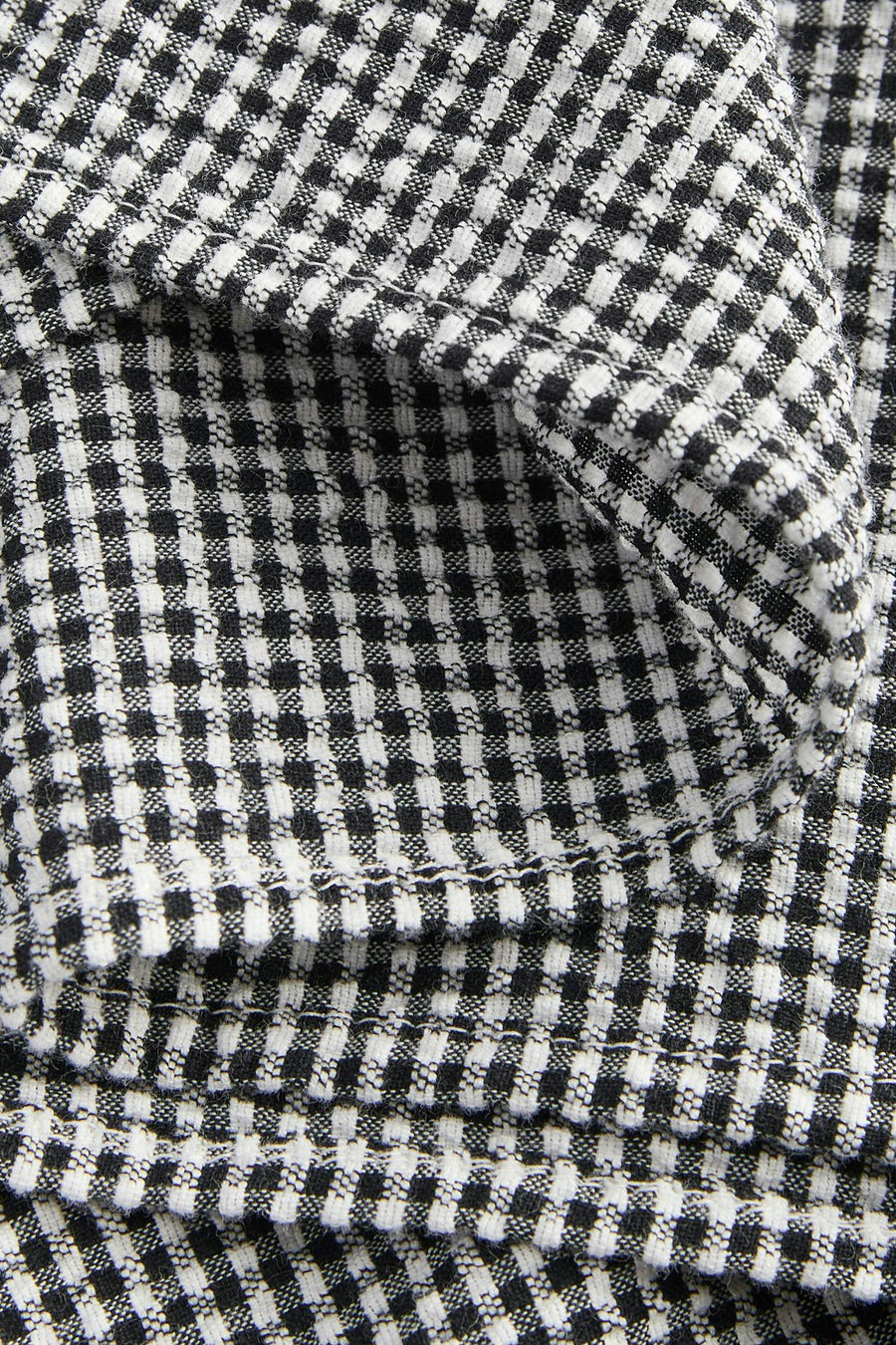 Multikleurige rok van JJXX met een houndstooth patroon en textuur plooi.