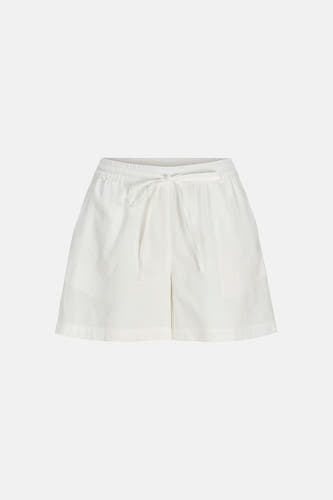 Short blanc JJXX avec taille élastique, cordon de serrage et texture tissée fine.