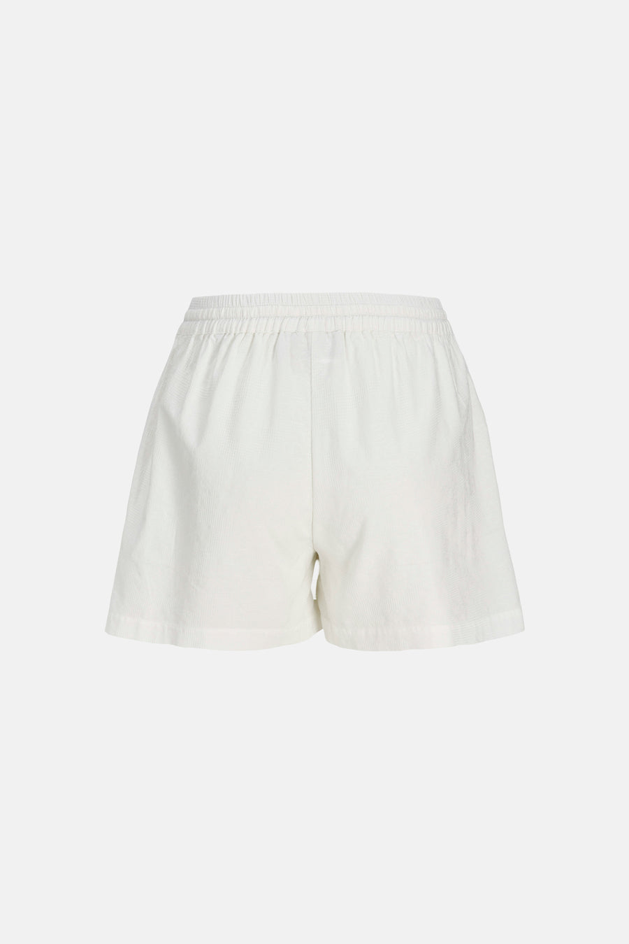 Short blanc JJXX avec taille élastique et texture subtile, dos.