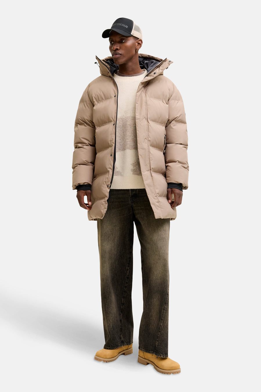 Pull à col rond - beige - CORE BY JACK & JONES