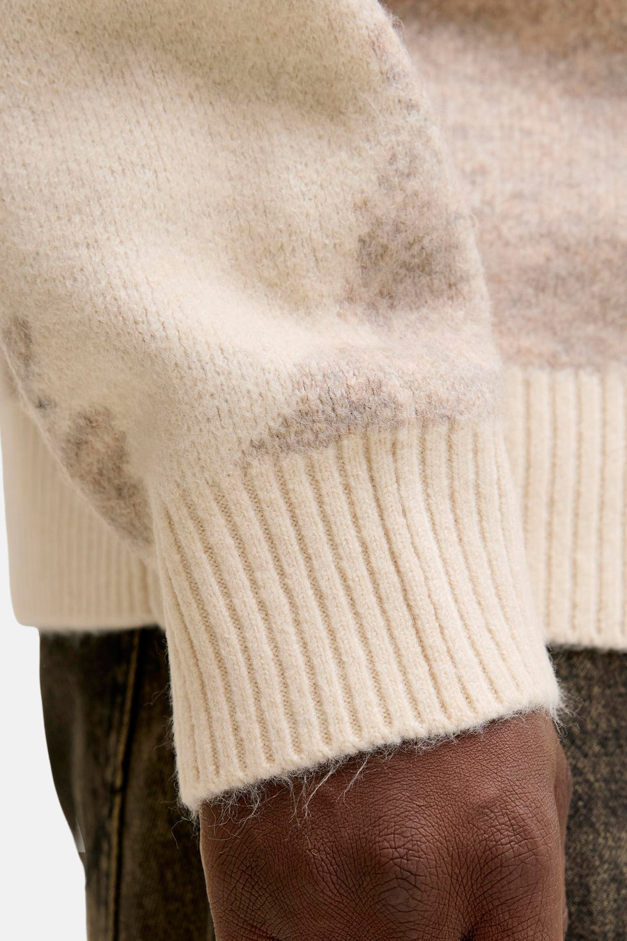 Pull à col rond - beige - CORE BY JACK & JONES