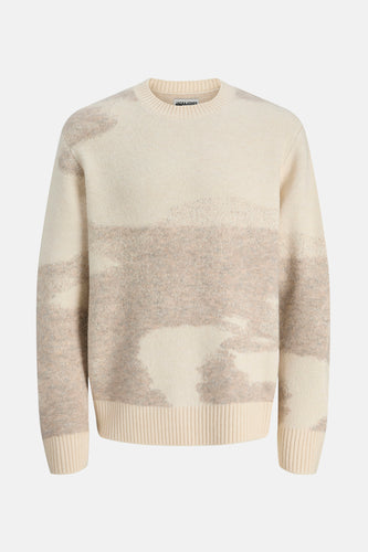 Pull à col rond - beige - CORE BY JACK & JONES