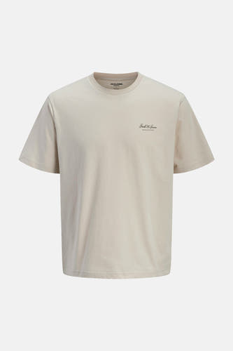 T-shirt (manches courtes) Écru - ORIGINALS BY JACK & JONES