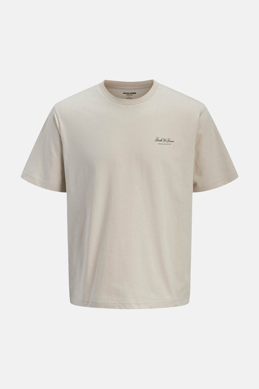 T-shirt (manches courtes) Écru - ORIGINALS BY JACK & JONES
