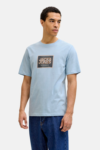 T-shirt (manches courtes) bleu - ORIGINALS BY JACK & JONES - ORIGINALS BY JACK & JONES