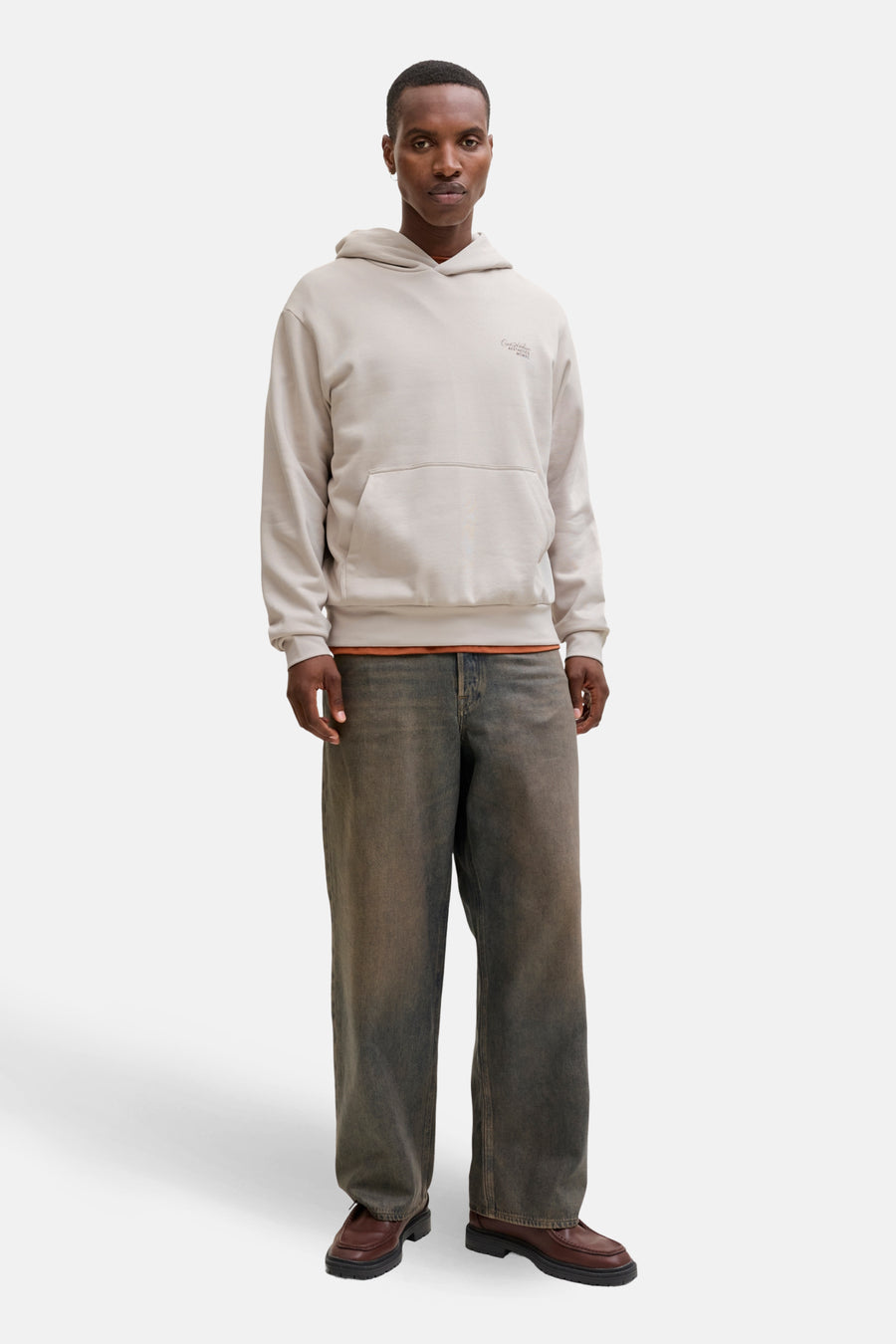 Sweat à capuche beige - ORIGINALS BY JACK & JONES - ORIGINALS BY JACK & JONES - 2