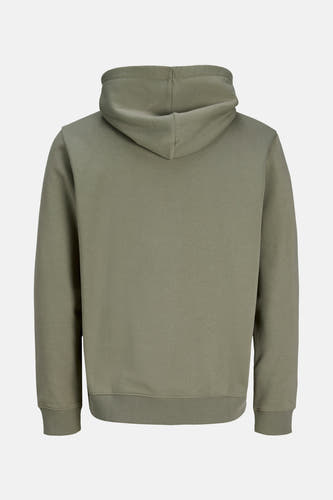 Gilet kaki avec col d'ORIGINALS BY JACK & JONES, vu de l'arrière.