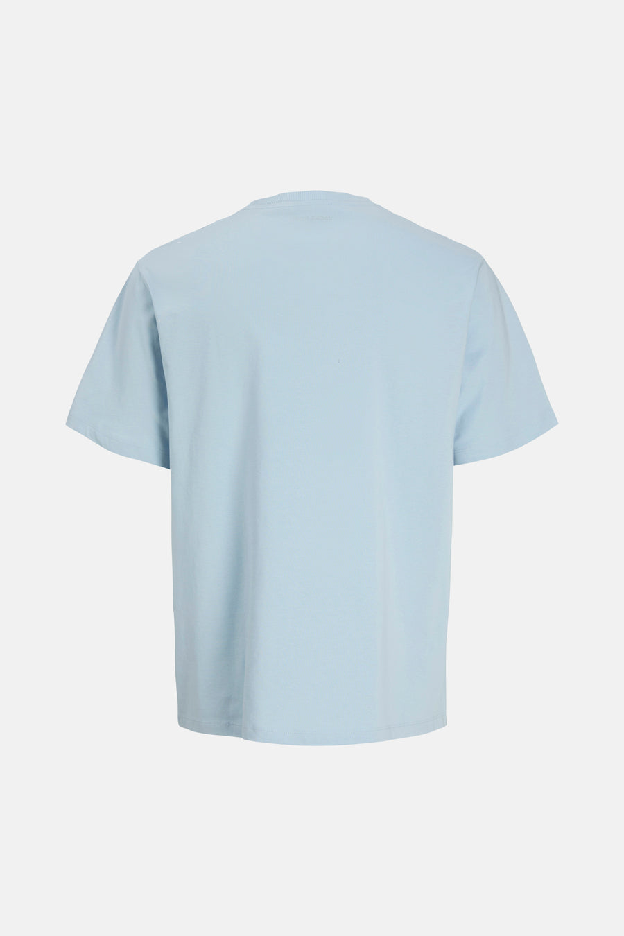 T-shirt bleu clair de Originals by Jack & Jones, vu de dos, à manches courtes et col rond.