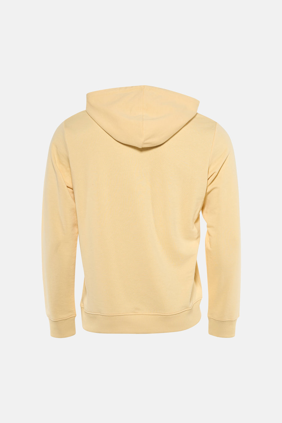 Gele sweater met kap van ORIGINALS BY JACK & JONES, rugzijde met lange mouwen en ribgebreide boorden.