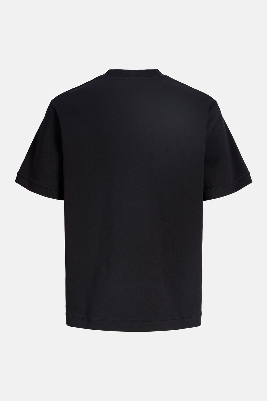 Pull noir de CORE BY JACK & JONES, à manches courtes et au design uni.
