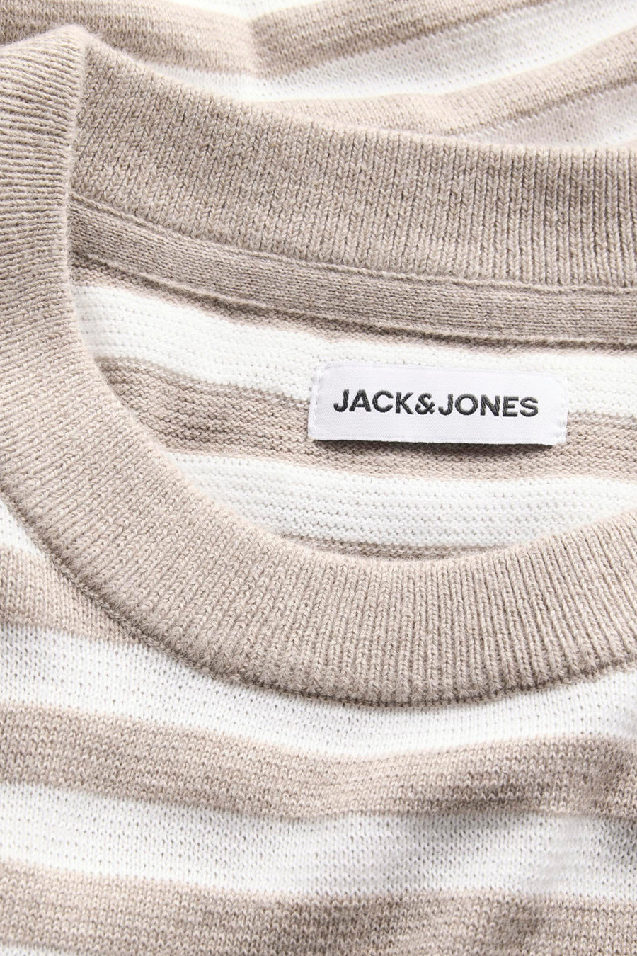 Pull à col rond - beige - ORIGINALS BY JACK & JONES - 2