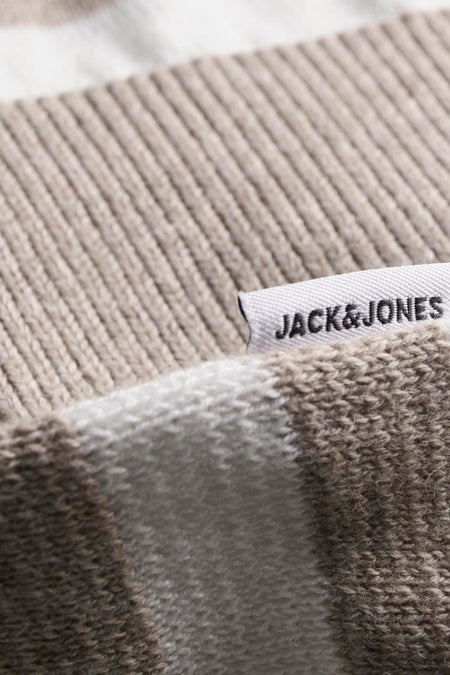 Pull à col rond - beige