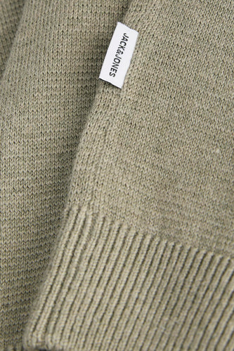 Pull à col rond - Kaki - ORIGINALS BY JACK & JONES - 4