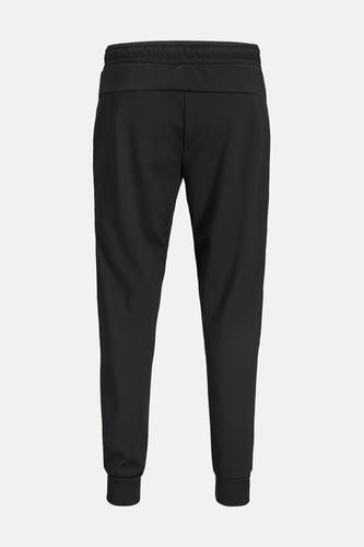 Pantalon de jogging noir de JACK & JONES JEANS INTELLIGENCE, couleur unie avec une ceinture élastique.