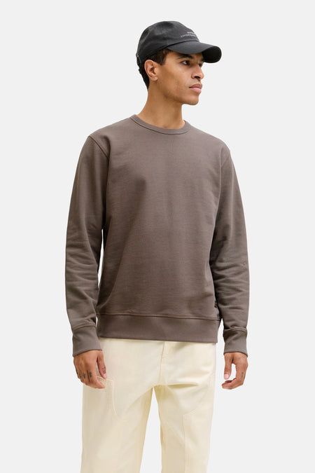 Pull à col rond - brun