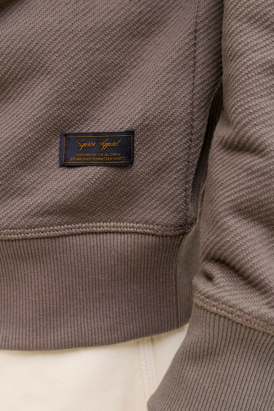 Pull à col rond - brun