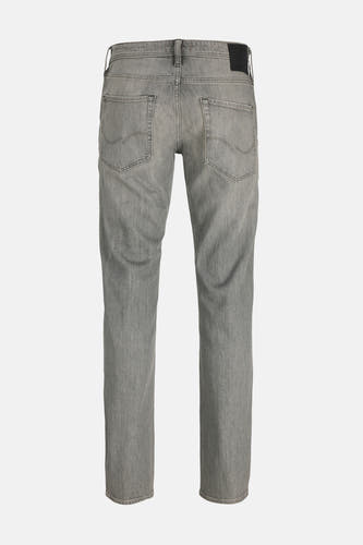 Jean droit en denim gris de JACK & JONES JEANS INTELLIGENCE, avec le dos visible.