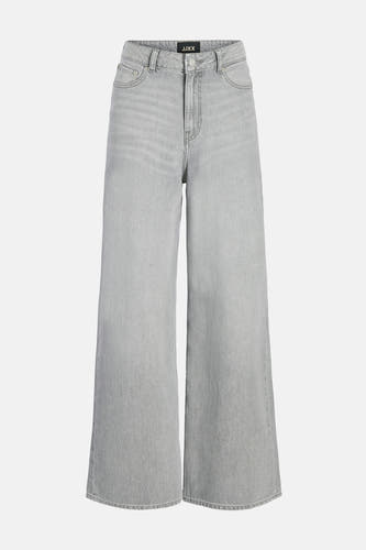 Jean clair gris, large de JJXX avec une texture subtile denim denim et un style cinq poches classique.