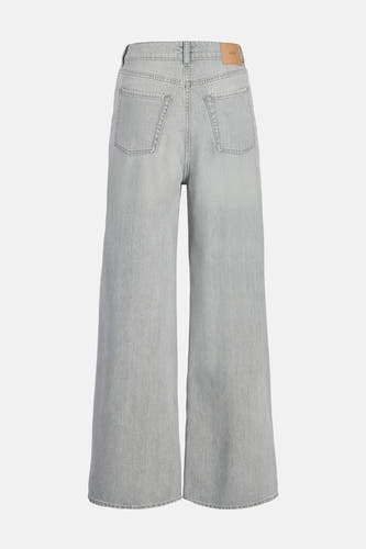 Jean en denim gris clair large de JJXX, avec des poches arrière et une subtile texture.