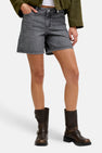 Short - dark grey denim