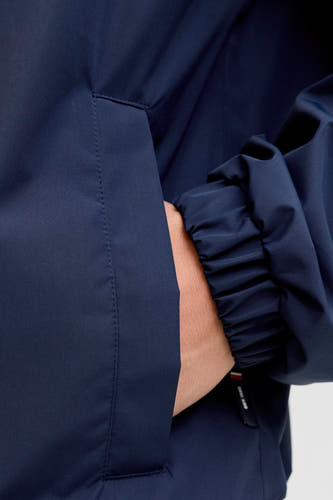 Manteau court bleu d'ORIGINALS par JACK & JONES, avec poche main et manches élastiques.