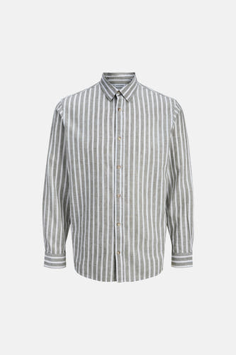 Chemise rayée à manches longues et fermeture boutonnée de PREMIUM by JACK & JONES.