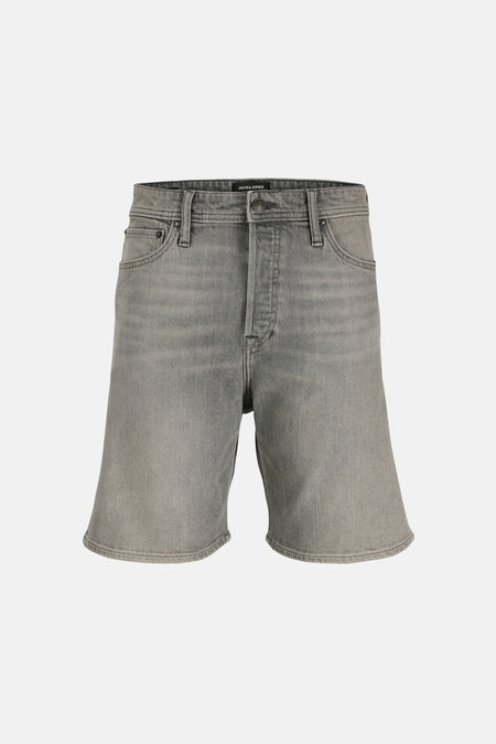 Short en jean en denim gris moyen de JACK & JONES JEANS INTELLIGENCE, avec poches arrière.