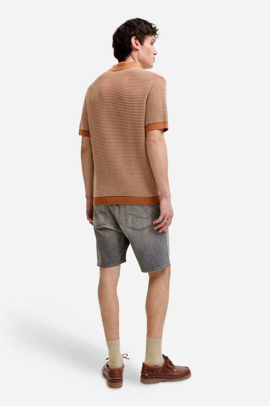 Short - Mid grey denim