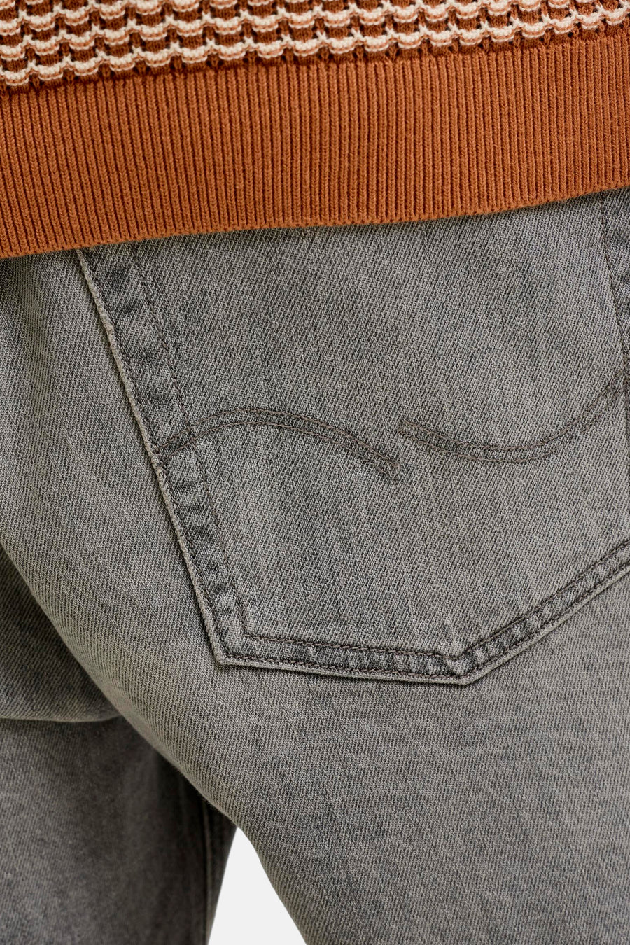 Short - Mid grey denim