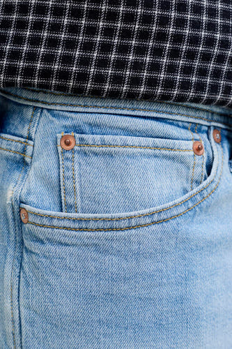 Short - Light blue denim