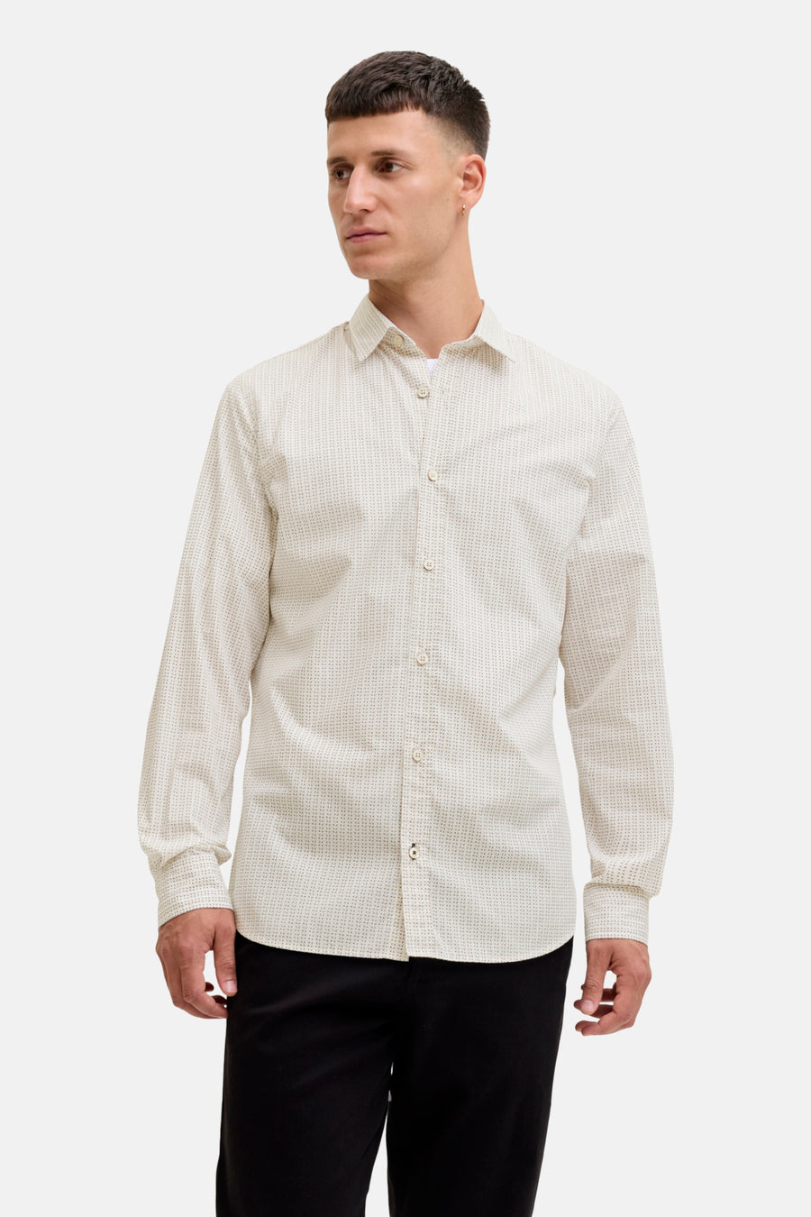 Chemise (manches longues) beige - PREMIUM by JACK & JONES