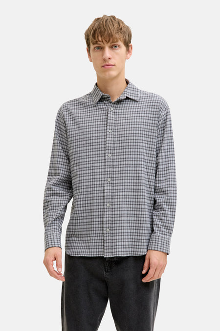 Chemise à manches longues - gris