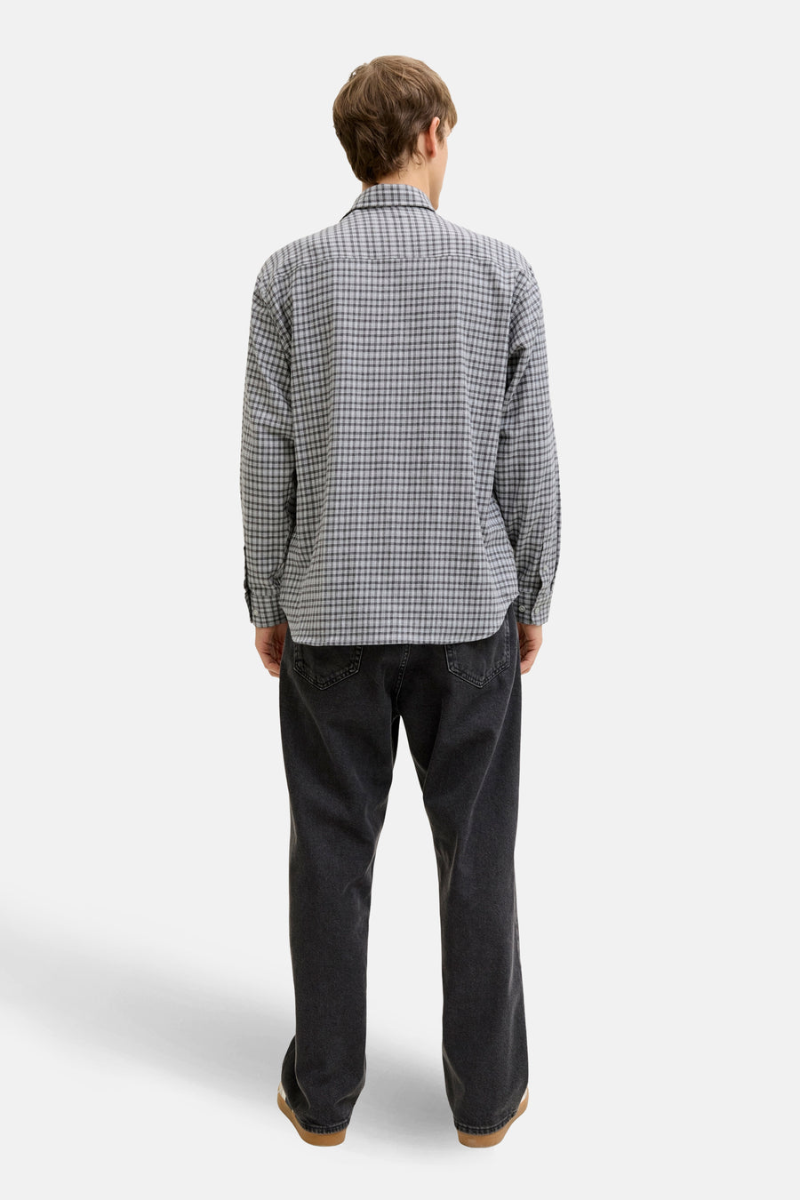 Chemise à manches longues - gris