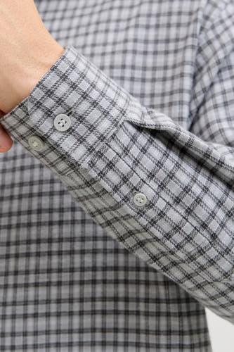 Chemise à manches longues - gris