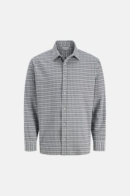 Chemise à manches longues - gris