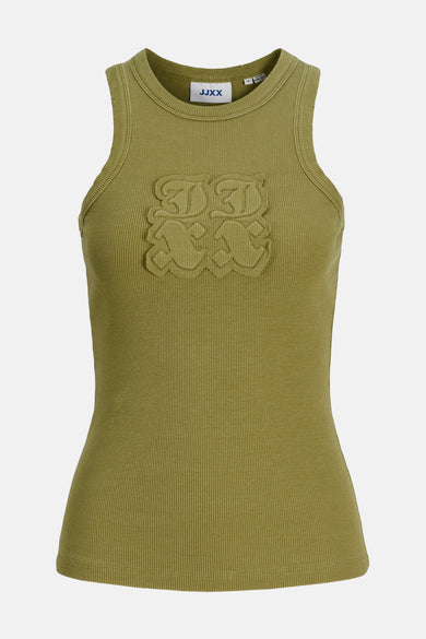 JXFOREST STR SL PATCH RIB TOP JRS