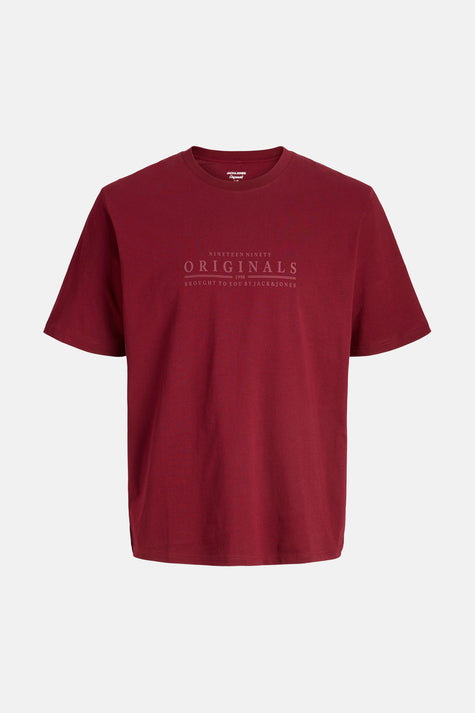 T-shirt à manches courtes - Bordeaux