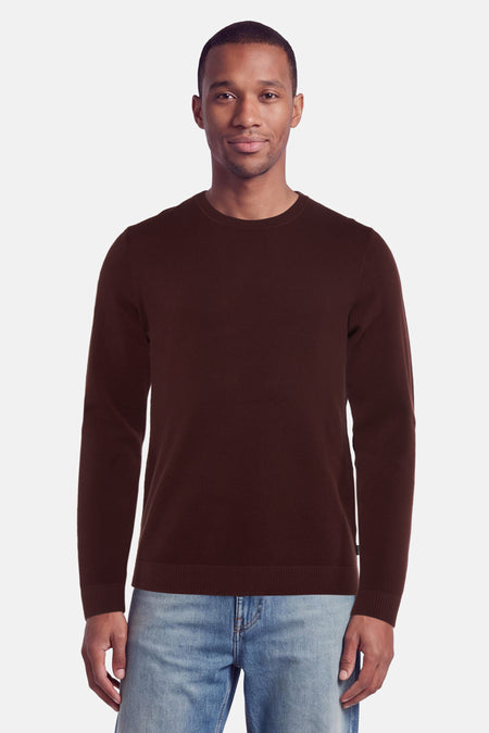 Pull col O - brun