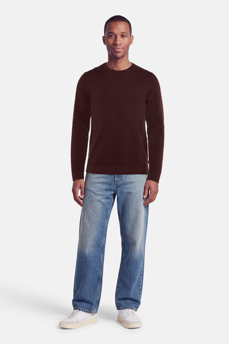 Pull col O - brun