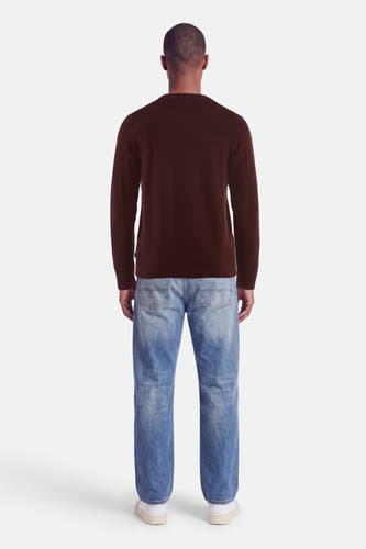 Pull col O - brun
