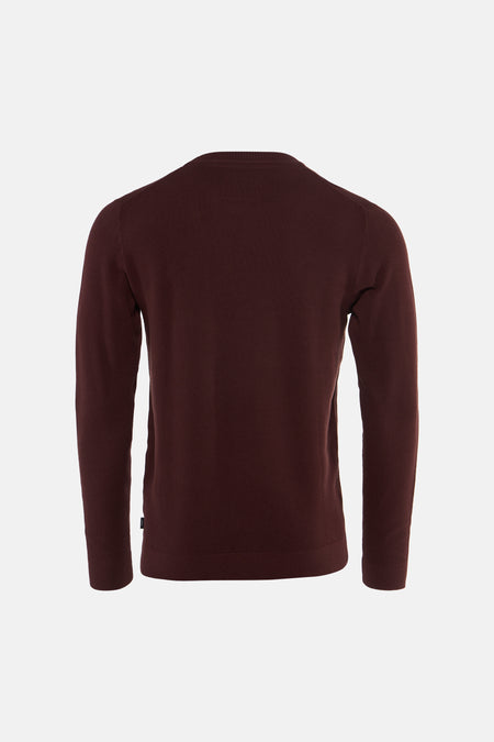 Pull col O brun - PREMIUM by JACK & JONES