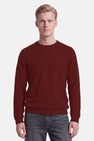Pull col O - rouge