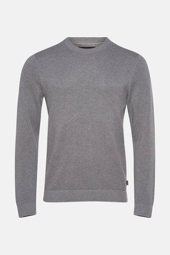 Pull à col rond - gris - PREMIUM by JACK & JONES