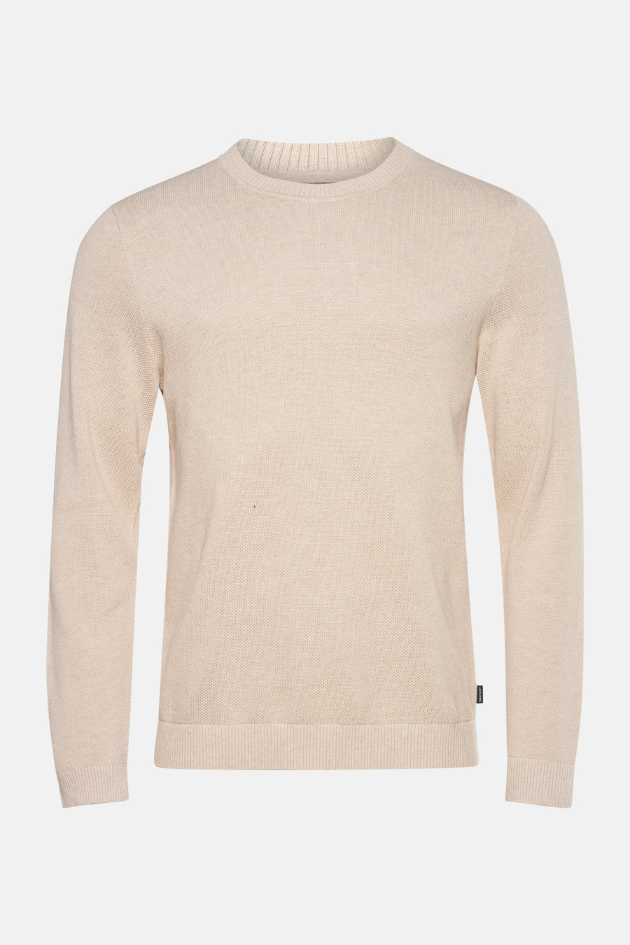 Pull à col rond - Beige - PREMIUM by JACK & JONES