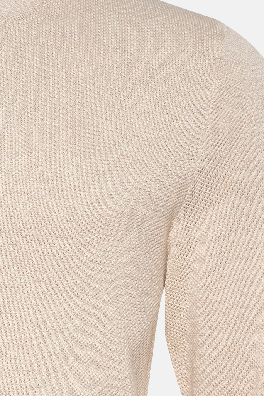 Pull à col rond - Beige - PREMIUM by JACK & JONES